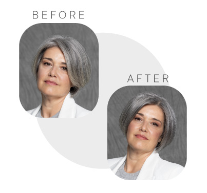 look silver - antes / después