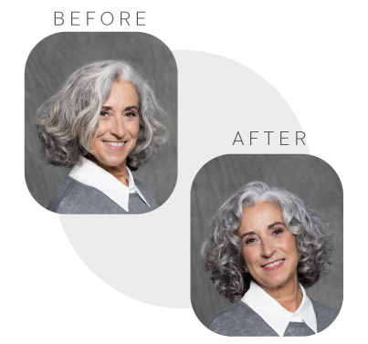 look silver - antes / después