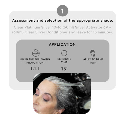 look silver - paso 1